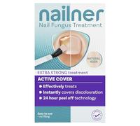 Nailner Active Cover - Nail Fungus Treatment - Instantly Covers Discoloured Nails - Innovative 24 Hour Peel Off Technology - Nude - 30ml
