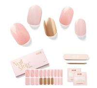 NAILOG Semi Cured Gel Nail Strips (20 Extra Long Stickers) | Glossy & Long Lasting Soft Gel Finish Wrap| Anastasia