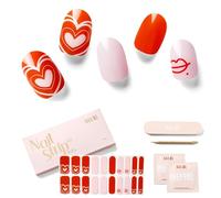 NAILOG Semi Cured Gel Nail Strips 20Pcs Gel Nail Stickers - Sweet Heart