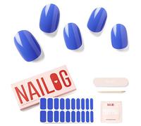 NAILOG Semi Cured Gel Nail Strips 20pcs Gel Nail Stickers - Violetta