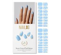 NAILOG Semi Cured Gel Nail Strips 20pcs Nail Stickers - Petals in the Wind