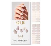 NAILOG Semi Cured Gel Nail Strips 34 pcs Ombre Nail Stickers - Isabelle