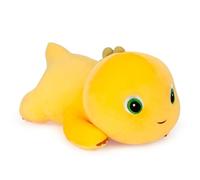 Nailong Dino Plush,Cute Cartoon Yellow Dinosaur Stuffed Figure Throw Pillows for Home Decor for Anime Fans,Nailong Dinosaur Plush Pillow,Bed Desk Merch,Yellow Lie Prone Plushies(D-40cm)