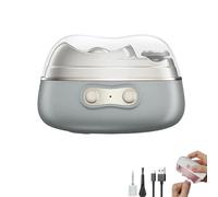 NailQure Clip, Smart Nail Clipper,Imwing Nailqure Clip,Vueeze Nailqure Clip,4 in 1 Electric Nail Clippers and Nail File,Rechargeable Automatic Nail Clippers with LED Light & 2 Speed for Baby (Gray)