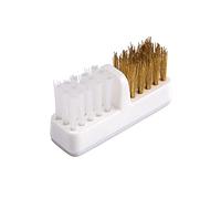 Nails Art Bits Cleaned Brush Coppers Wire Nails Art Drill Bits Cleaner Double Head Brush Manicure Accessories Nail Nail Duster Drill Bit Set Cleaning Brushes Tools