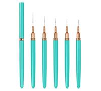 Nails Art Brushes Striping Brush Nails Art Liner Brushes Nails Design Brushes For Long Lines Tiny Detail Nails Drawing Pens Design Brushes