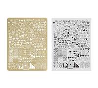 Nails Art Images Stamping Template Flower Lace Designs Nails Polish Stamps Manicures Stencils for Home and Salon Use Images Plate
