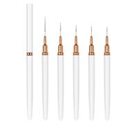 Nails Art Liner Brushes Painting Brush Set Dotting Drawing Tool For Long Lines Thin Detail Fine Drawing Nail Liner Brushes Professional