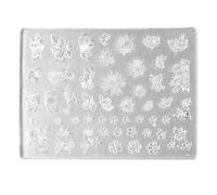 Nails Art Making Embossing Designs Nails Stencils Silicone Mold for Women Girls Handmade Carving Molds Decoration Nail Salon Supplies