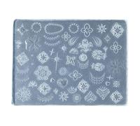 Nails Art Making Embossing Designs Nails Stencils Silicone Mold for Women Girls Handmade Carving Molds Decoration Nail Art