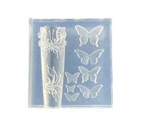 Nails Art Moulds Silicone Template Nails Designing Tool Delicate Shape Handmade Molds for Manicure Creation Creative Nail Art Template