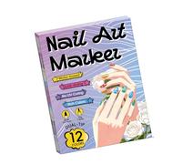 Nails Art Pen 12/24 Color Nails Art Marker Quick Drying Pen Portable Tools for Home Salon Precisions