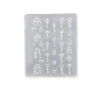 Nails Art Silicone Mold and Shape Manicure Training Tool Professional Manicure Supplies for Various Occasion Love Silicone Nail Charm Mold
