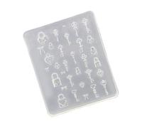 Nails Art Silicone Mold and Shape Manicure Training Tool Professional Manicure Supplies for Various Occasion Love Silicone Nail Charm Mold