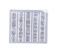 Nails Art Silicone Mold Bowknot Theme Manicure Training Tool Professional Manicure Supplies Perfect for Various Occasion Epoxy Resin Nails Carving Molds