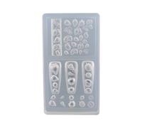 Nails Art Silicone Mold Bowknot Theme Manicure Training Tool Professional Manicure Supplies Perfect for Various Occasion Epoxy Resin Nails Carving Molds