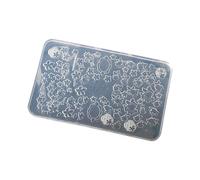 Nails Art Silicone Mold Flower Theme Manicure Training Tool Professional Manicure Supplies Perfect for Various Occasion Silicone Nail Stamping Mold