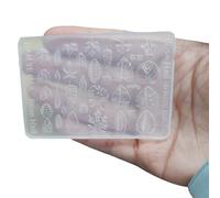 Nails Art Silicone Mold Leaves/Bird Shape Manicure Training Tool Professional Manicure Supplies for Various Occasion Resin Art Mold