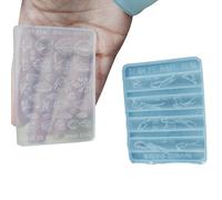 Nails Art Silicone Mold Leaves/Bird Shape Manicure Training Tool Professional Manicure Supplies for Various Occasion Resin Art Mold