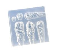 Nails Art Silicone Mold Octopuses Shaped Template for Beginners and Experienced Manicurists Elegant Manicure High Transparency Nails Mold for Jewelry Making