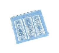 Nails Art Silicone Stamp with European Castles Angelic Patterns for Decoration Accessories Churches Angelic Decoration