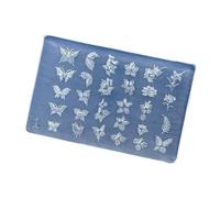 Nails Art Silicone Template Designing Tool Flower Theme Handmade Molds for Manicure Creation Nail Art Mold