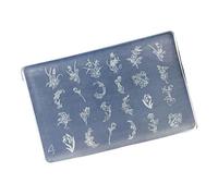 Nails Art Silicone Template Designing Tool Flower Theme Silicone Handmade for Manicure Creation