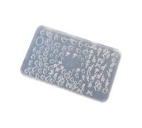 Nails Art Silicone Template Nails Designing Tool Flower Theme Silicone Handmade for Manicure Creation