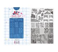 Nails Art Stamp Plates Flower Line Designs Nails Pictures Stamp Plate Stainless Steel Manicure Template Nails Art Tool Manicure Template