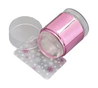 Nails Art Stamper Kits Clear Silicone Nails Stamping Kits Jelly Stamper With Scrapers For French Manicure Nails Designs