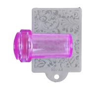 Nails Art Stamper Kits Clear Silicone Nails Stamping Kits Jelly Stamper With Scrapers For French Manicure Nails Designs