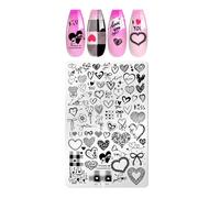 Nails Art Stamping Plate Butterfly Design Nail Plate Template Nail Image Plate Nail Decoration Nail Cutting Board Stamp Plate