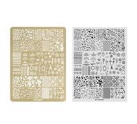 Nails Art Stamping Plate Butterfly Lace Design Template Images For Decors Stamp Plates Nail Stamp Plates