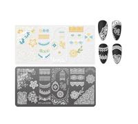 Nails Art Stamping Plates French Nails Template Flowers Nails Stencil Stamp Decoration Nails Art Tool For Nails Salon