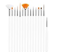 Nails Art Tool 15Pcs Brush And Dotting Set For Creative Gel Designs Painting Tools Manicure Brush Set