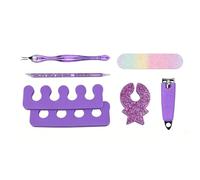 Nails Art with Sharply Stainless Steels for Precises Shaping and Polishing All Essential Nails Care Tools in a Pouches