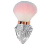 Nails Brush For Nails With Crystal Shape Handle Nails Art Powder Remover Brush Collector Brush Makeup Brushes