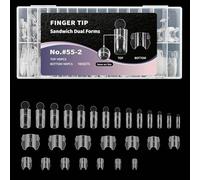 Nails Extension Molds with Decorative Edges Nails Shaping Templates for Various Sizes Extension Forms