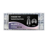 Nails Extension Molds with Decorative Edges Shaping Templates for Various Sizes Forms