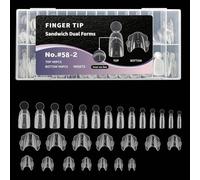 Nails Extension Molds with Decorative Edges Shaping Templates for Various Sizes Forms