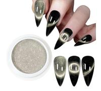 Nails Glitters Power Nails Powder 9D Cats Eye Powder Mirrored Effect Nails Powder Pigment Easy To Apply