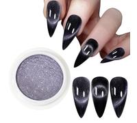 Nails Glitters Power Nails Powder 9D Cats Eye Powder Mirrored Effect Pigment Easy To Apply