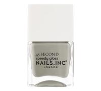 Nails.INC 45 Second Speedy Gloss Made In Marylebone 14ml, Grey Nail Polish