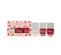 Nails Inc 45 Second Speedy Gloss Spicy Margs Only Nail Polish Trio, Multicolour, Glossy, No Chip, Long Lasting, Quick Dry, Air Dry, Professional Manicures & Pedicures, Vegan Nail Polish, 3 Piece Set