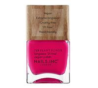 Nails.INC 73% Plant Power Nail Polish, Long Lasting Nail Color Lasts Up to 10 Days, Quick Drying, Cruelty Free, Vegan, 21 Free Formula, Mindfulness Mantra, (14 ml)