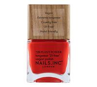 Nails.INC 73% Plant Power Nail Polish, Long Lasting Nail Color Lasts Up to 10 Days, Quick Drying, Cruelty Free, Vegan, 21 Free Formula, Eco Ego, (14ml)