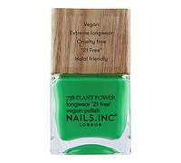 Nails.INC 73% Plant Power Nail Polish, Long Lasting Nail Color Lasts Up to 10 Days, Quick Drying, Cruelty Free, Vegan, 21 Free Formula, Mother Earth's Calling, (14ml)