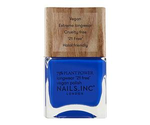 Nails.INC 73% Plant Power Nail Polish, Long Lasting Nail Color Lasts Up to 10 Days, Quick Drying, Cruelty Free, Vegan, 21 Free Formula, Inner Peace of Me, (14ml)