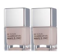 Nails Inc Base Glow Hyaluronic Base Coat 14ml Duo