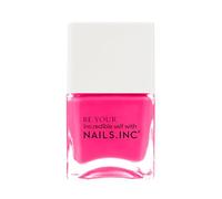 Nails Inc Be Your Inc.redible Self, Sun Street Passage, Pink, Neon, No Chip, Long Lasting, Quick Dry, Air Dry, Professional Manicures & Pedicures, Fingernails & Toenails, Vegan Nail Polish, 14 ML